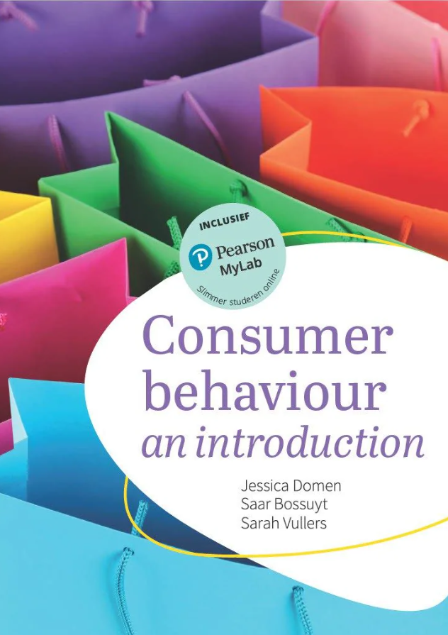 Consumer Behaviour: An Introduction – English edition textbook cover by Domen, Bossuyt, and Vullers Consumer Behaviour: An Introduction – English edition textbook cover by Domen, Bossuyt, and Vullers